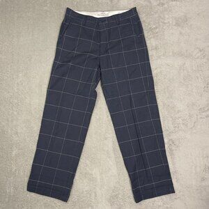 Levi's XX‎ Chino Stay Loose Plaid Checkered Cropped Pants Trousers